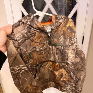Carhartt Kids' Brown Camouflage Hoodie